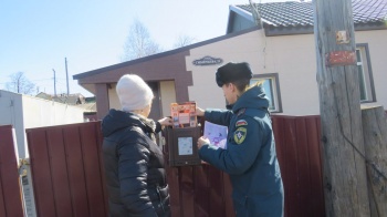 Горожанам напоминают о правилах пожарной безопасности