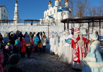 18 новогодних елок украсили разные районы города